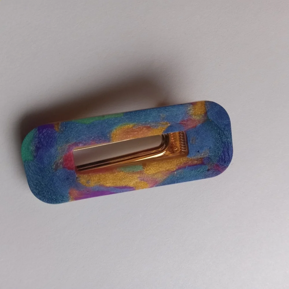 5/$25 Hand Crafted Multicolor Hair Clip